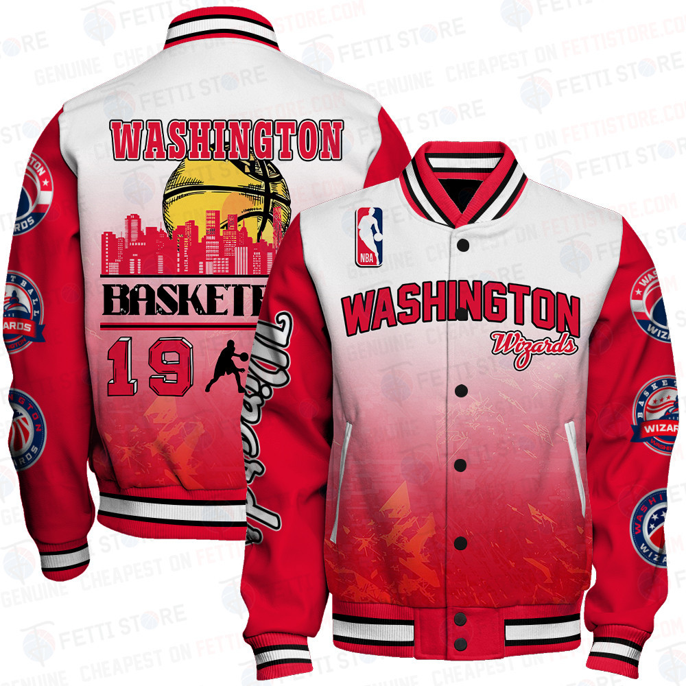 washington wizards nba baseball varsity jacket baseball jacket all over print wf24 u12nv