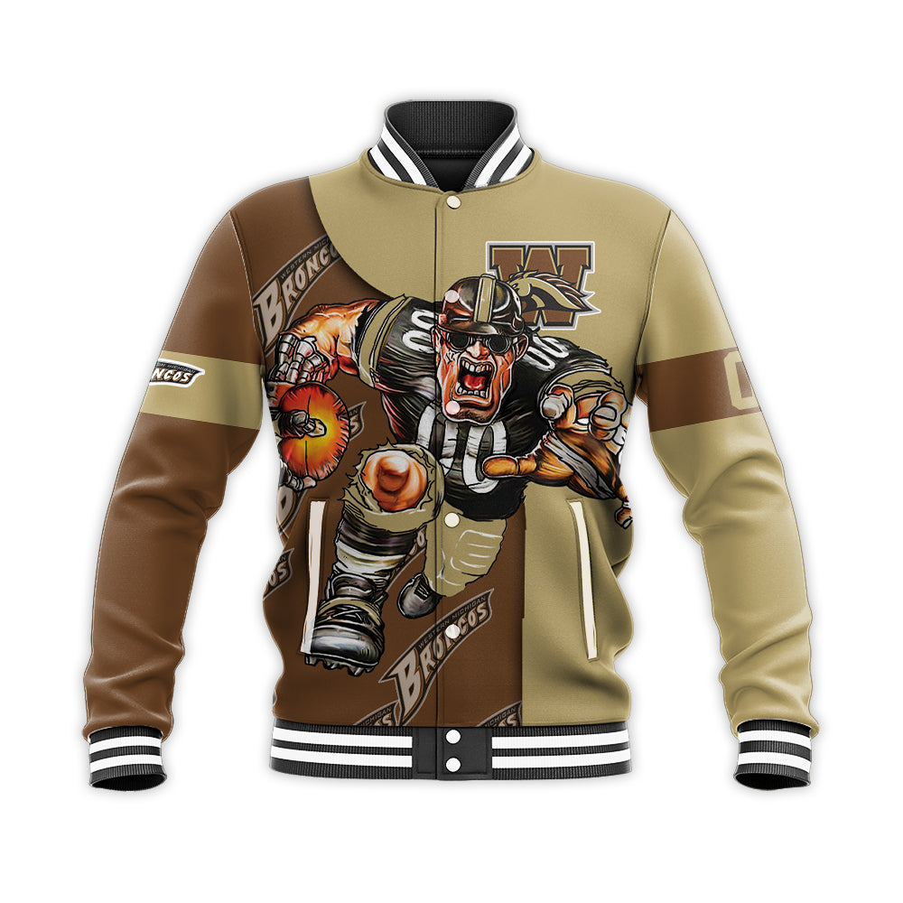 western michigan broncos baseball jacket button up zipper hooded all over print football go on gift for fans ncaa nkdqg