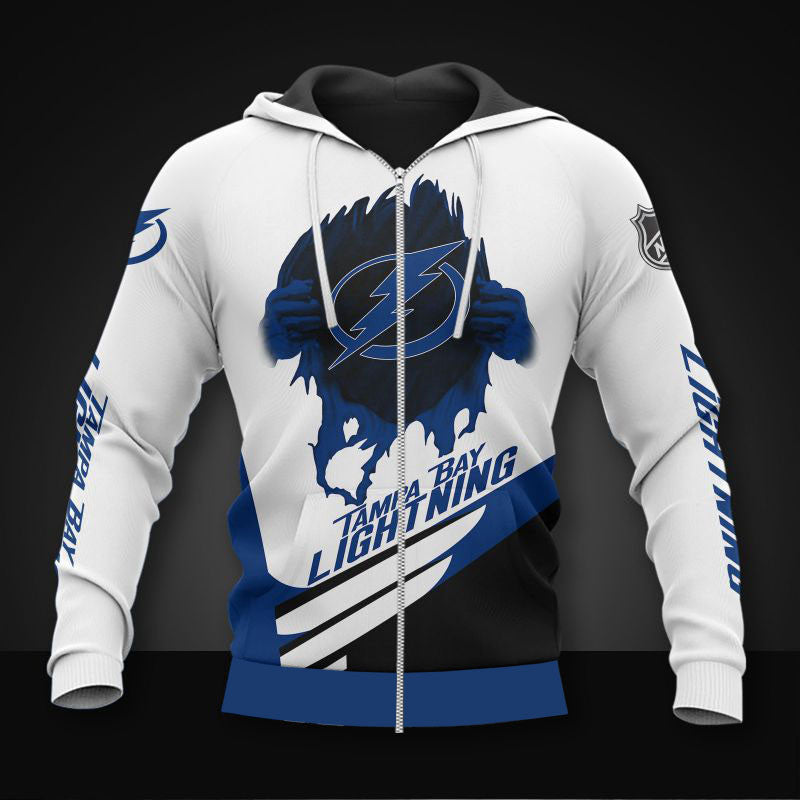 white tampa bay lightning zipper hoodies pullover print 3d nhl 4394 isvcs