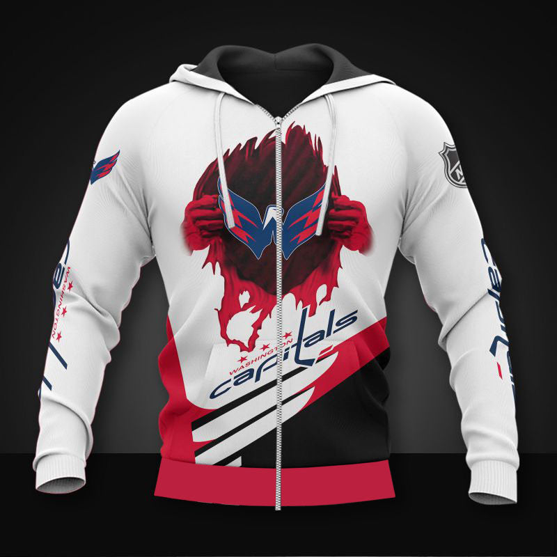 white washington capitals zipper hoodies pullover print 3d nhl 3881 4ig6a