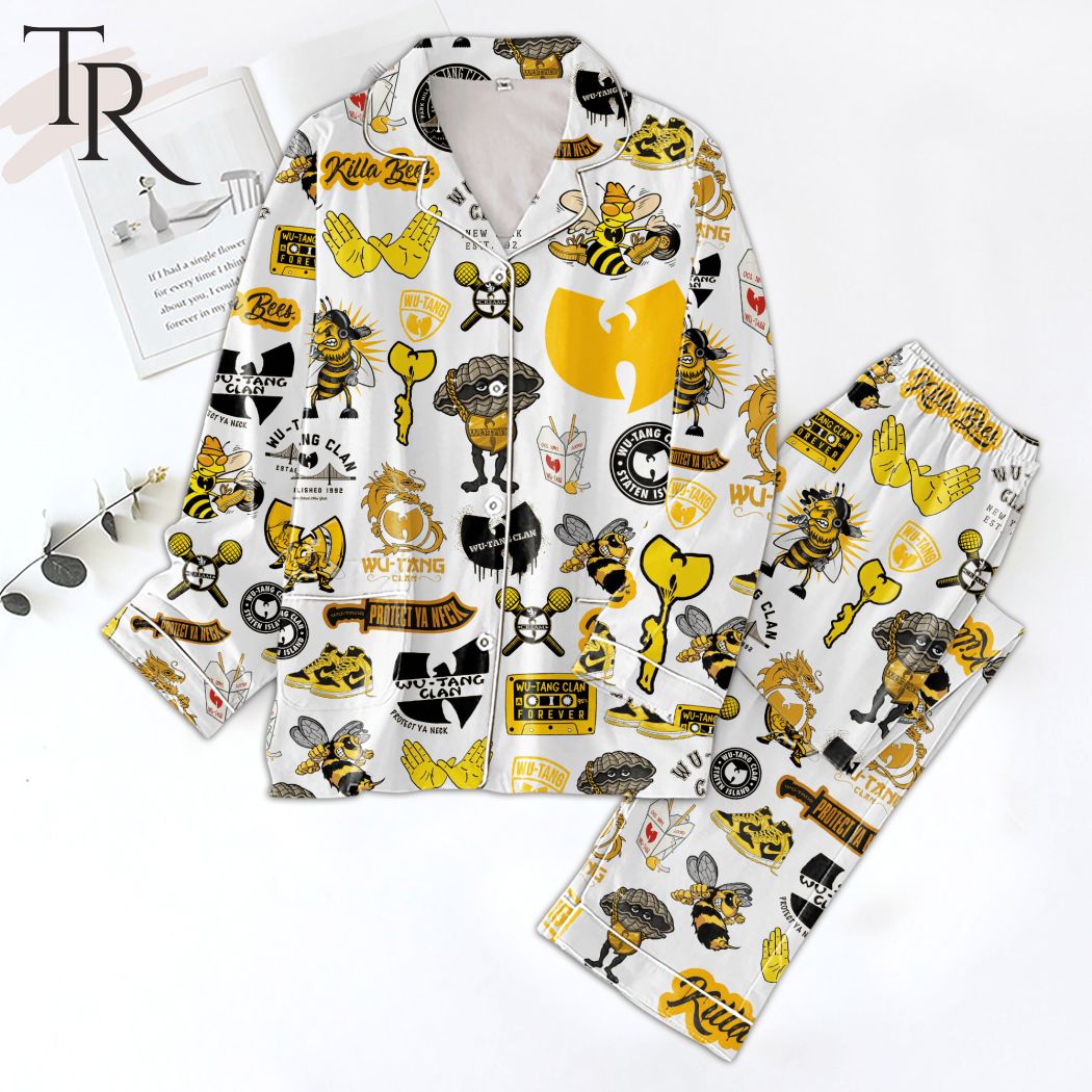 wu tang clan protect ya neck pajamas set 1 0lJ0b