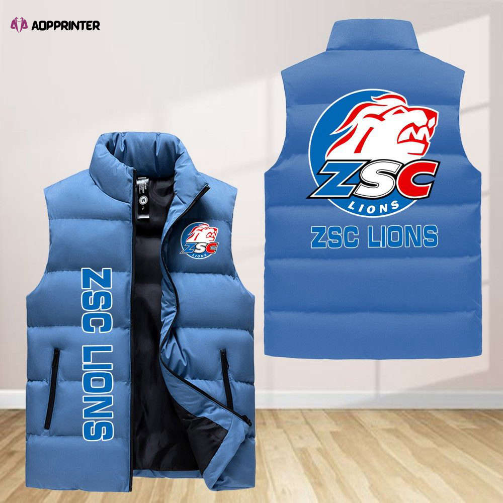 zsc lions sleeveless puffer jacket custom for fans spj0425