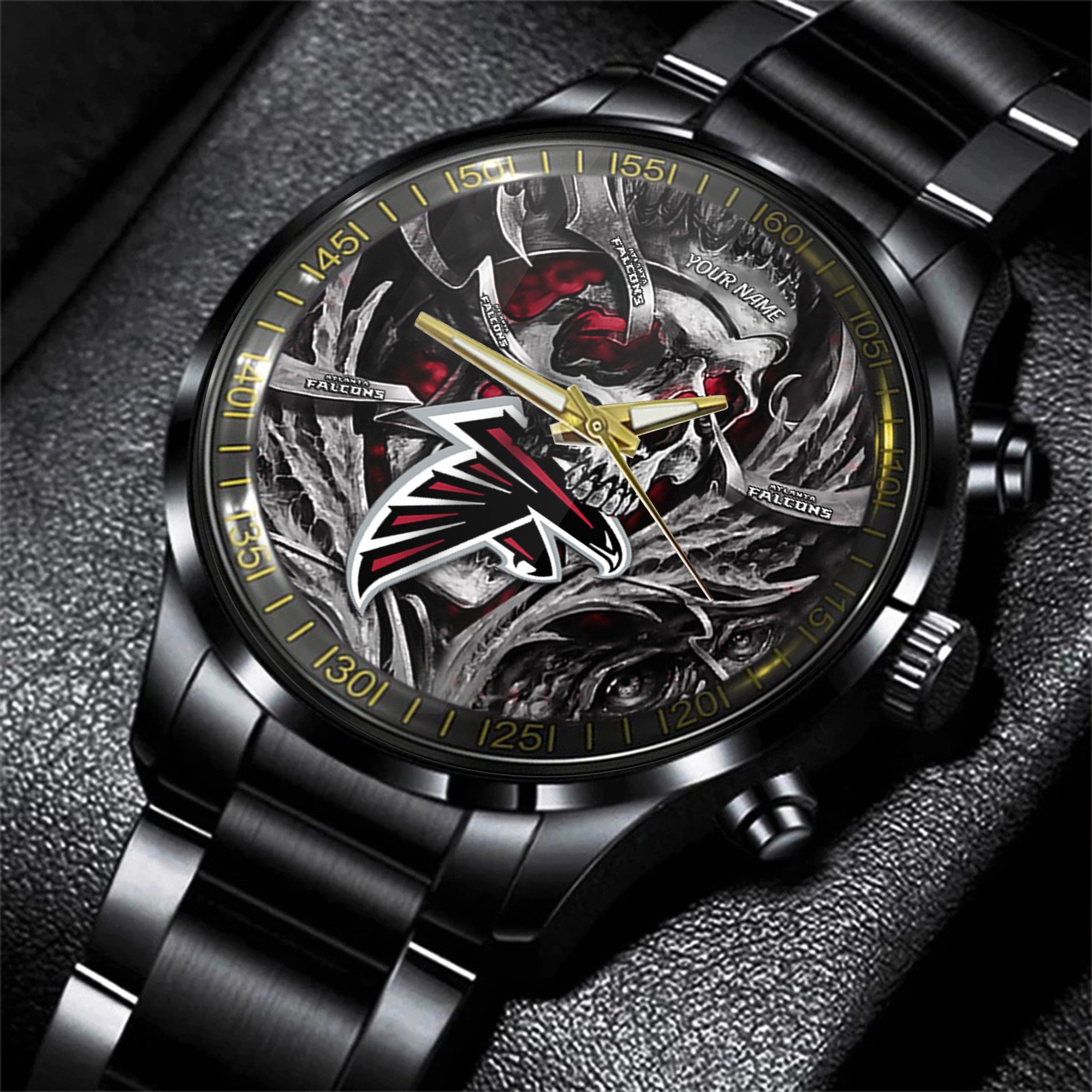 atlanta falcons nfl men hand watch personalized gift for fans jqqza