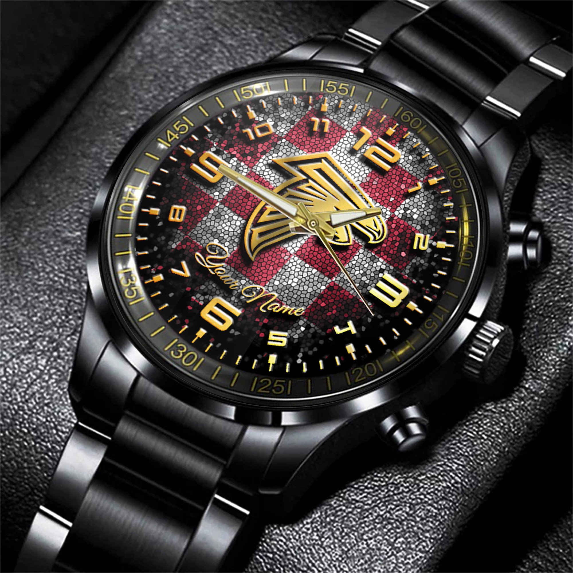 atlanta falcons nfl personalized 3d men hand watch gift for fans for father 0kg5m