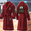 boston celtics nba personalized fleece bathrobe bgmdz