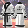 brooklyn nets nba personalized fleece bathrobe awgjx