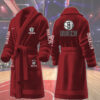 brooklyn nets nba personalized fleece bathrobe iqxqs