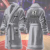 brooklyn nets nba personalized fleece bathrobe omqh4