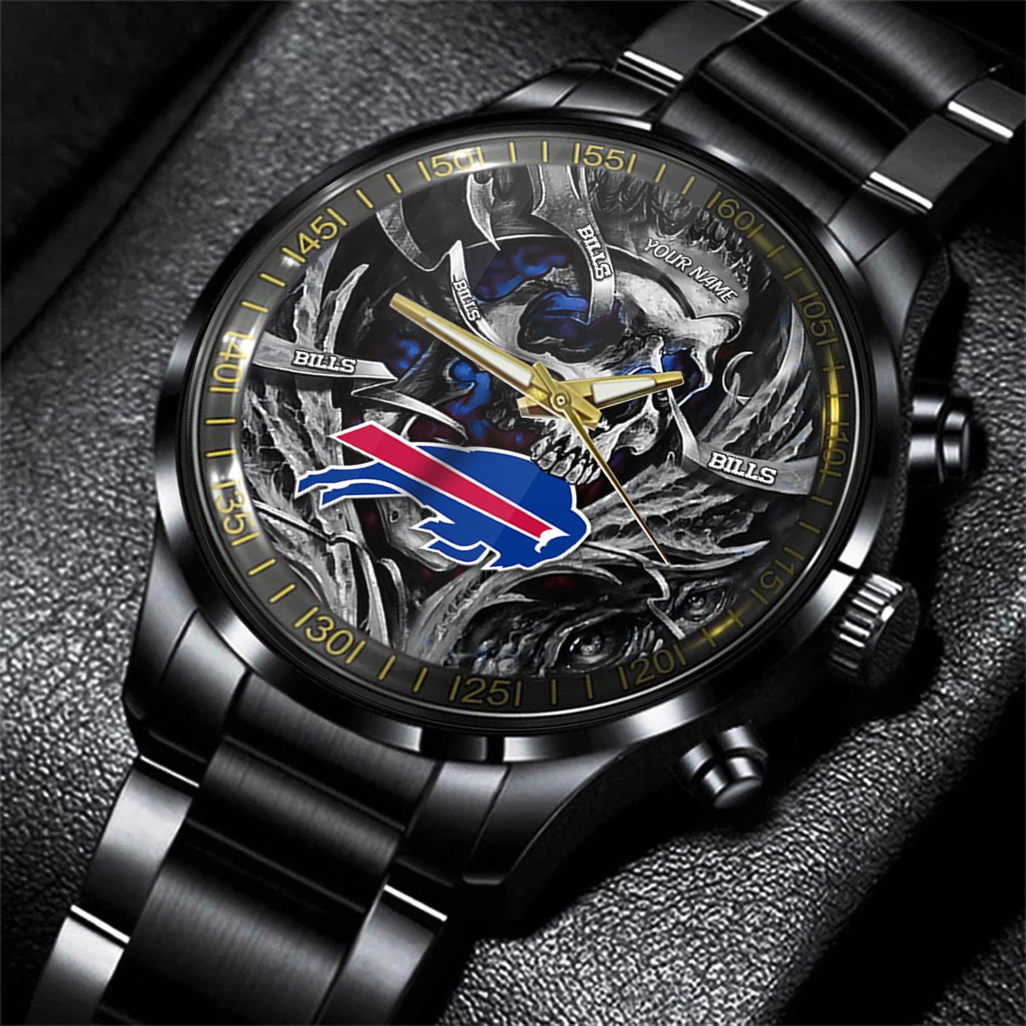 buffalo bills nfl men hand watch personalized gift for fans 8vjmf