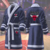 chicago bulls nba personalized fleece bathrobe ciq1z