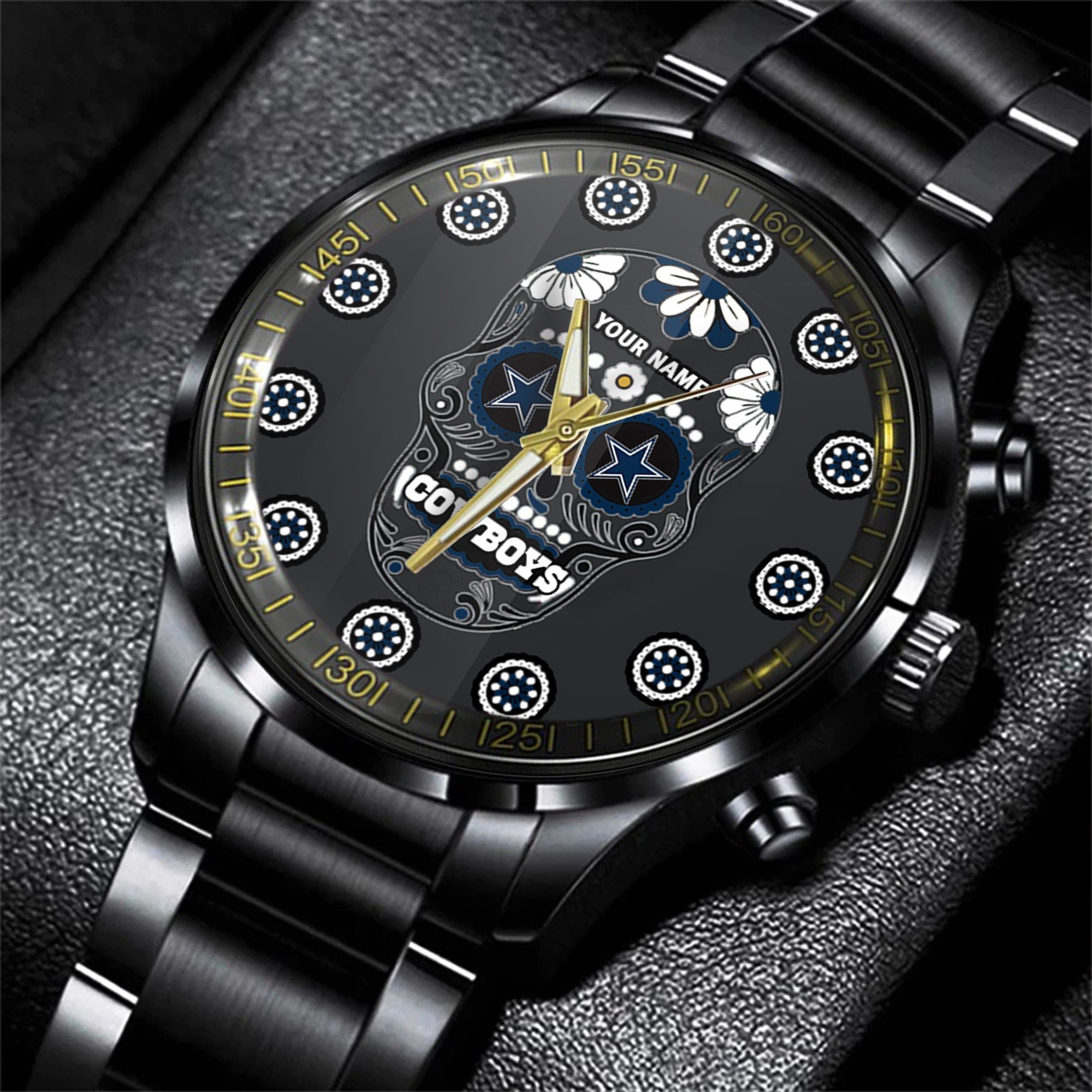 dallas cowboys nfl men hand watch personalized gift for fans c2q1y