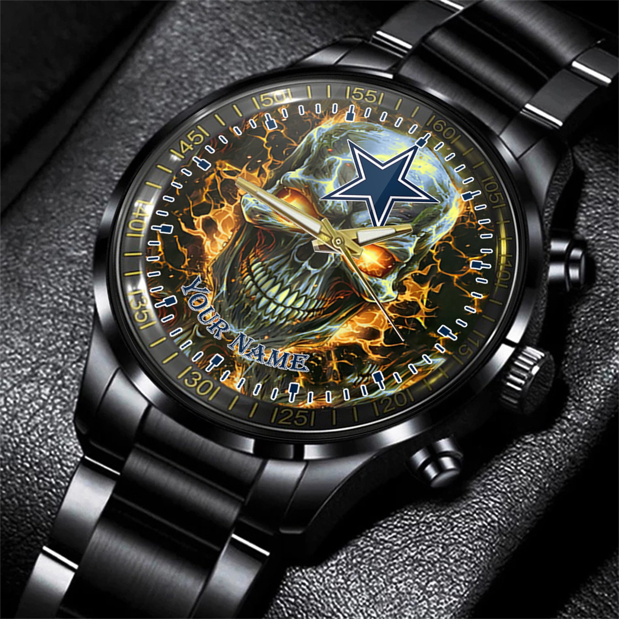 dallas cowboys nfl men hand watch personalized gift for fans gjenu