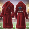 dallas cowboys nfl personalized fleece bathrobe 4fa1h