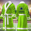 dallas cowboys nfl personalized fleece bathrobe pessf