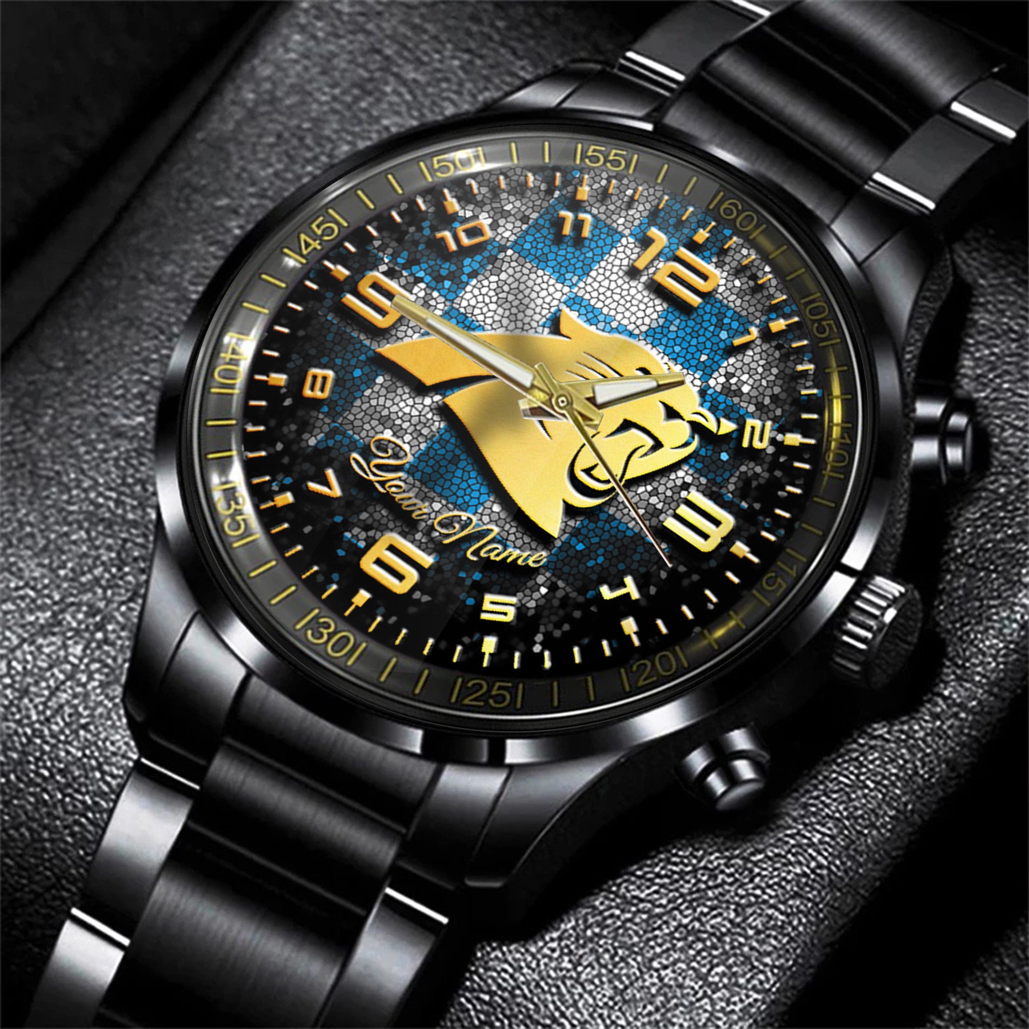 jacksonville jaguars nfl personalized 3d men hand watch gift for fans for father k8yxc