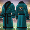 jacksonville jaguars nfl personalized fleece bathrobe hzf3h