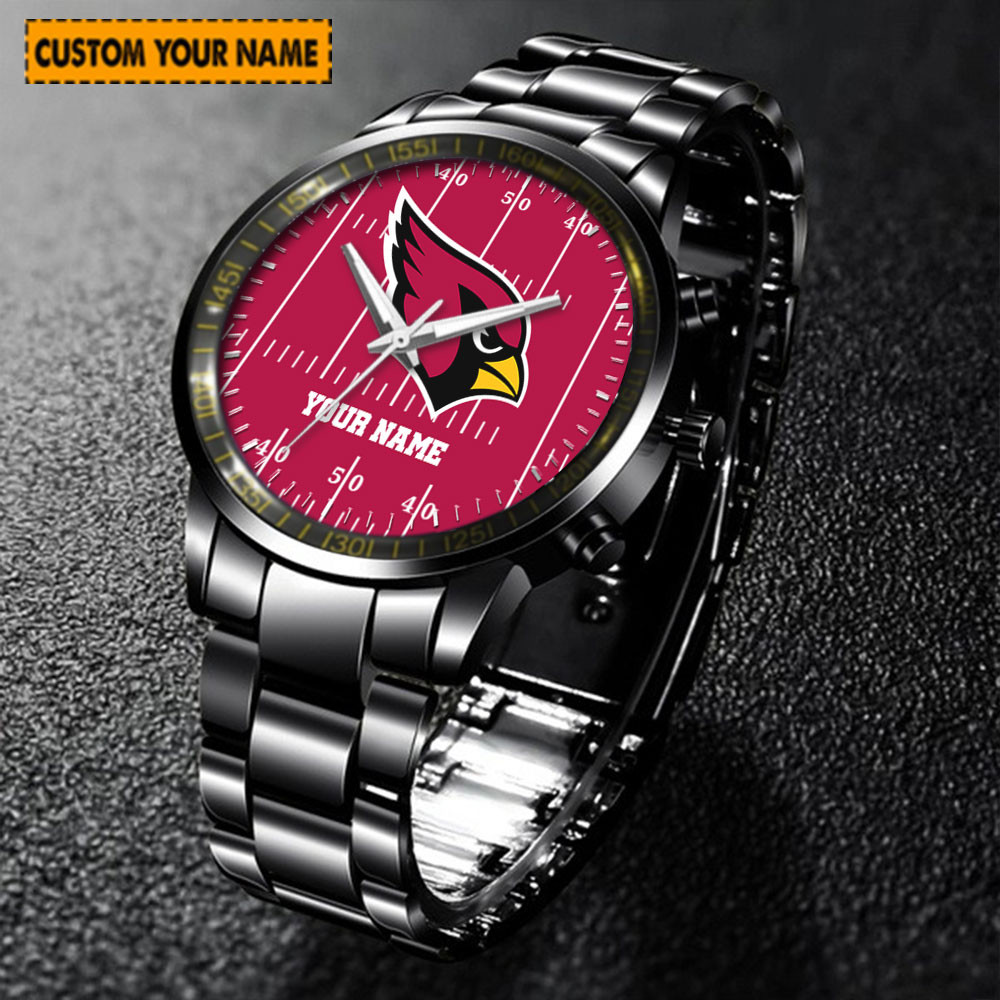 jwfancy arizona cardinals nfl new personalized hand watch for fan 49uy3