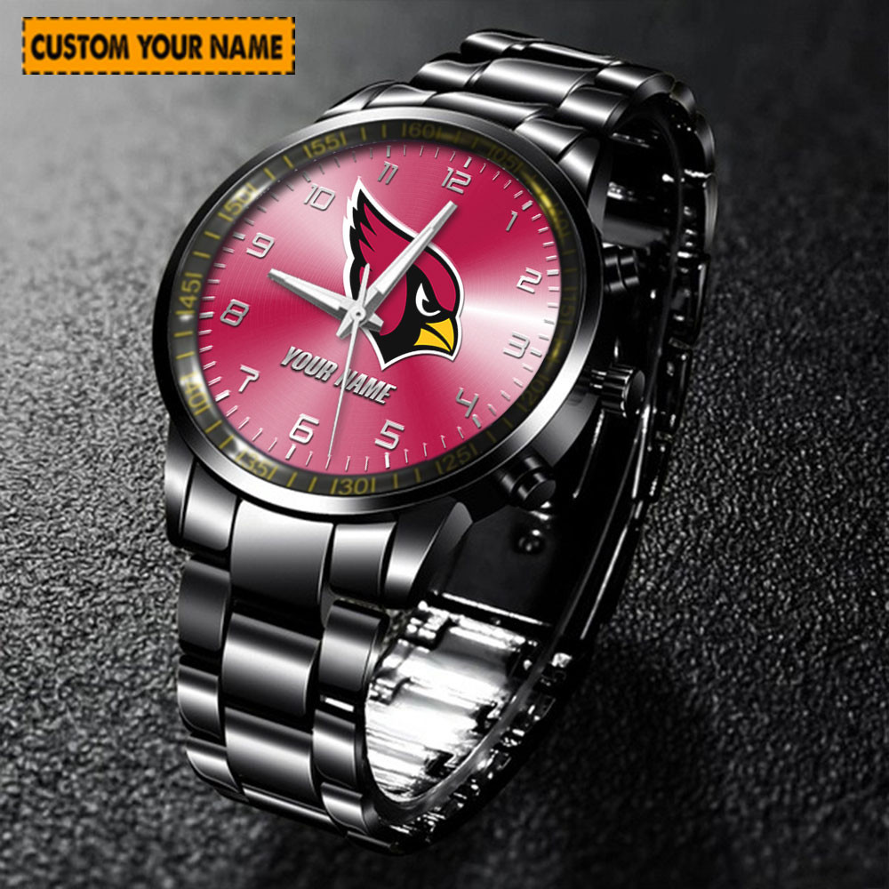 jwfancy arizona cardinals nfl new personalized hand watch for fan 9suu3