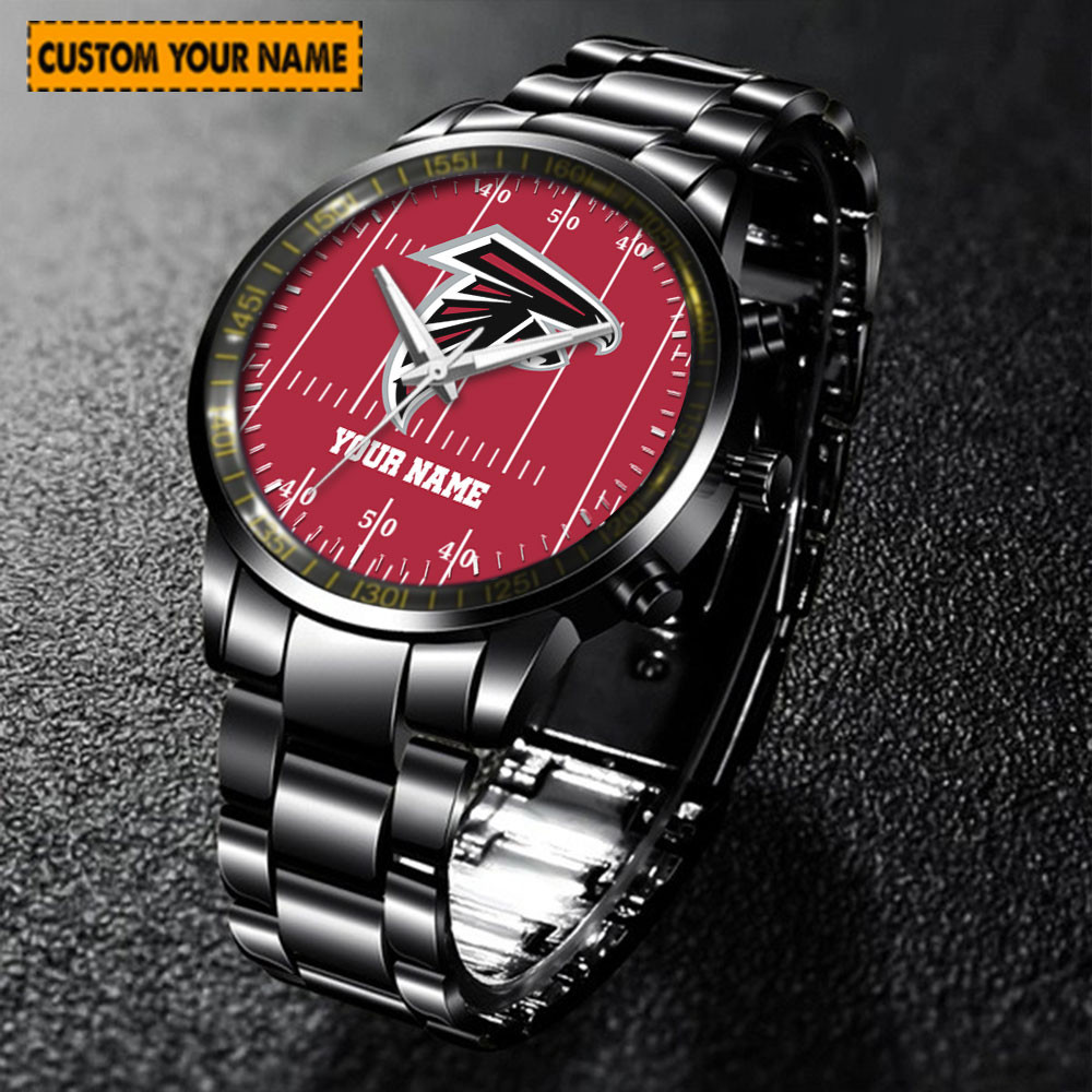 jwfancy atlanta falcons nfl new personalized hand watch for fan e7gvb