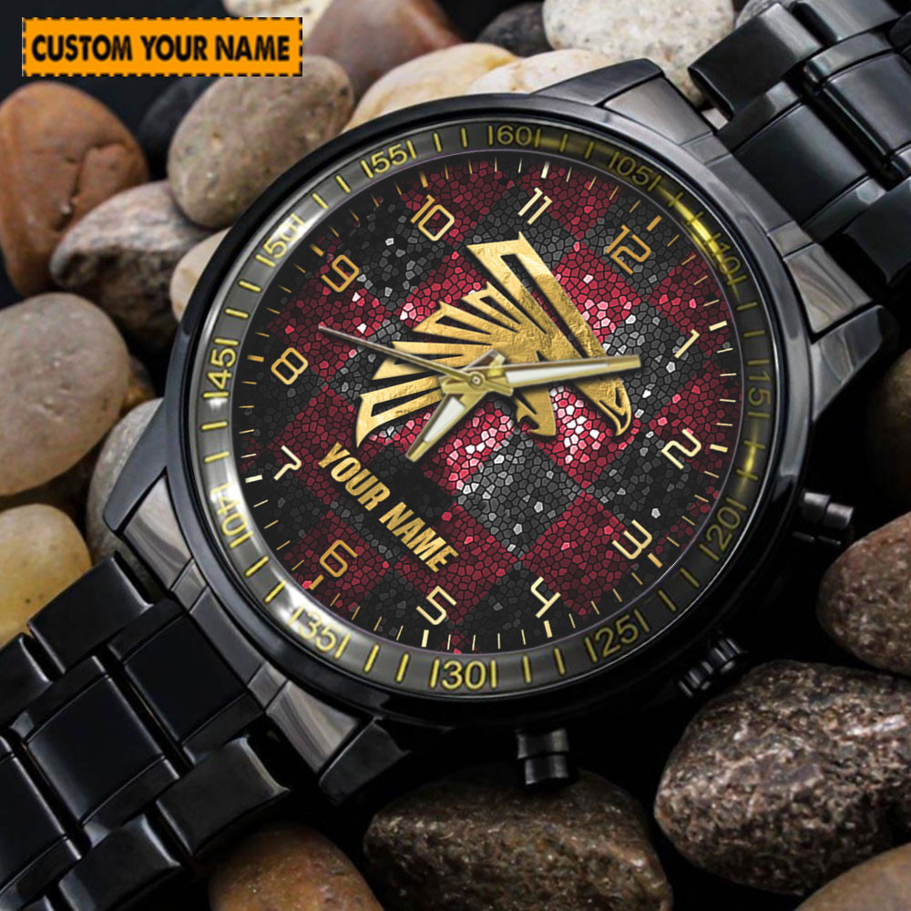 jwfancy atlanta falcons nfl new personalized hand watch for fan msycv