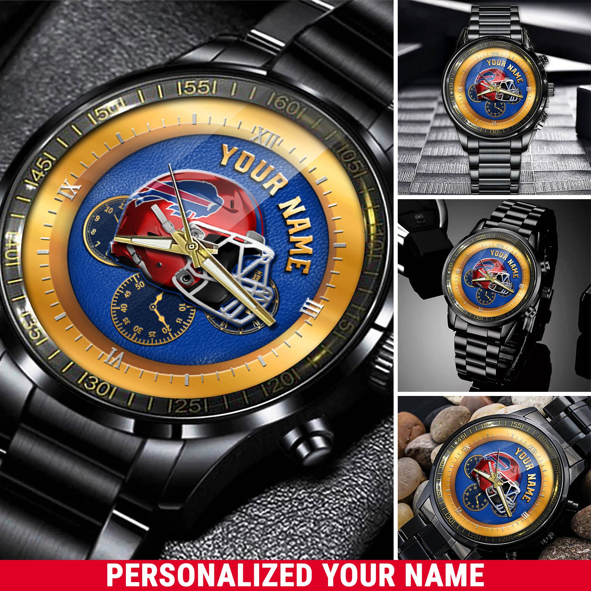 jwfancy buffalo bills nfl personalized watch collection for fans iv3yb