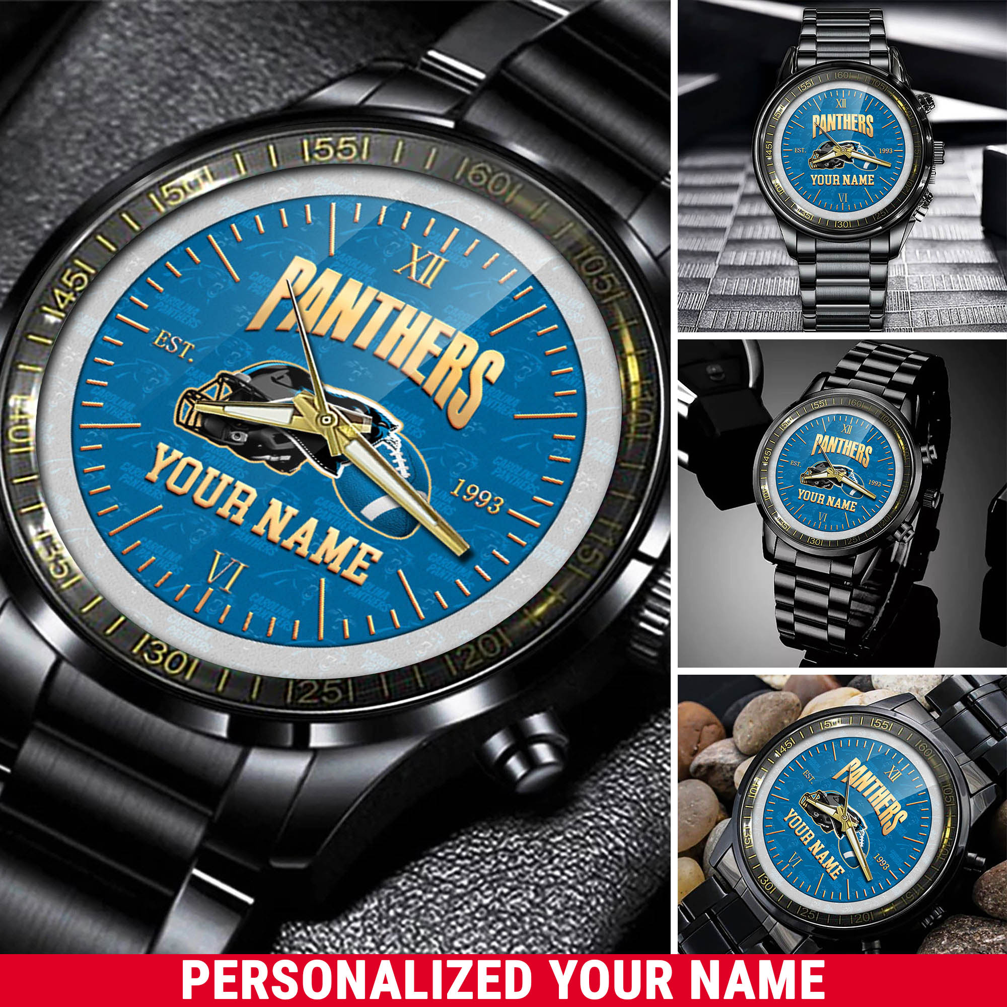 jwfancy carolina panthers nfl personalized black watch new collection for fans 15zrp