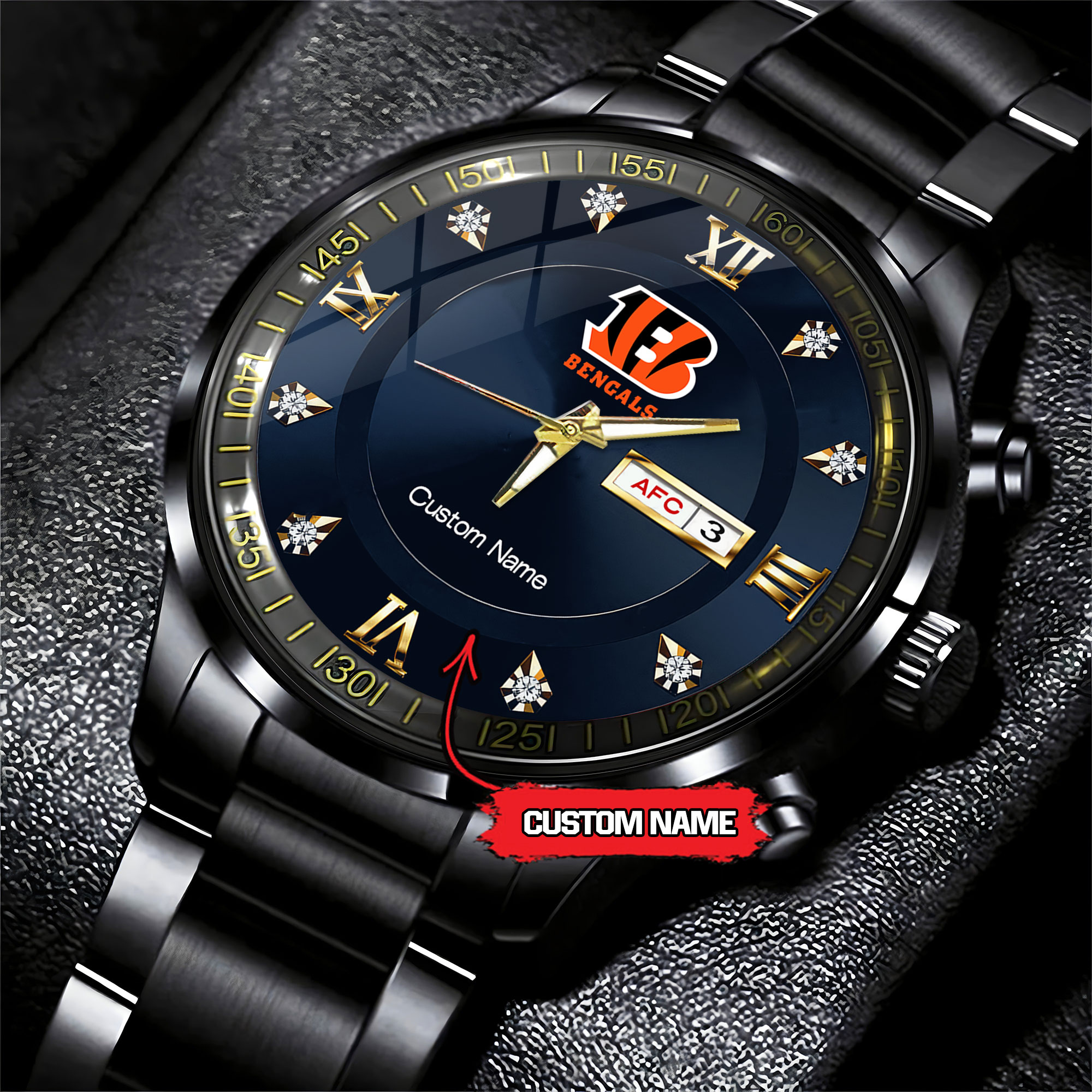 jwfancy cincinnati bengals nfl personalized fashion watch perfect gift um04y