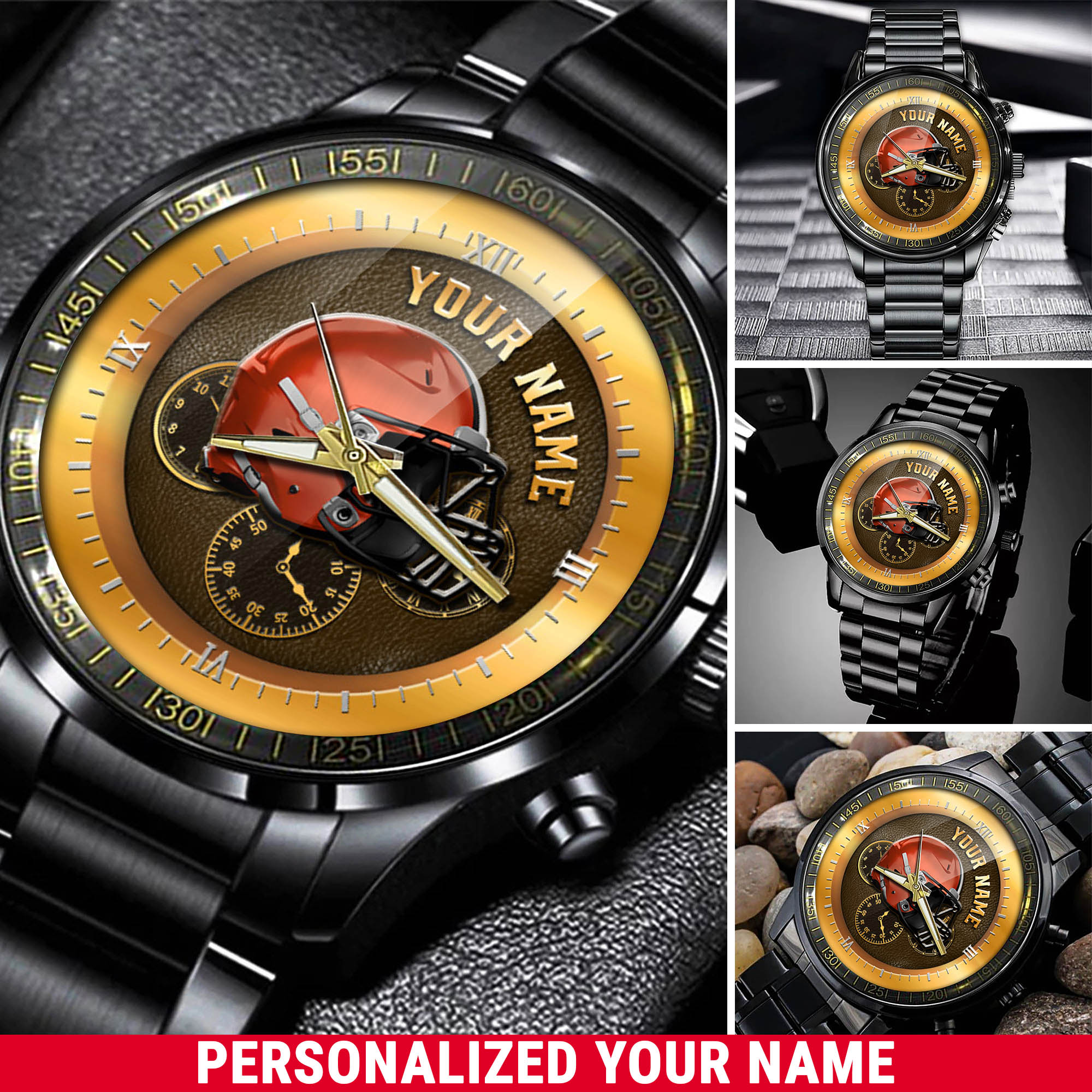 jwfancy cleveland browns nfl personalized watch collection for fans 2zsle