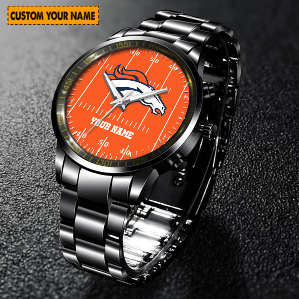 jwfancy denver broncos nfl new personalized hand watch for fan h6pat