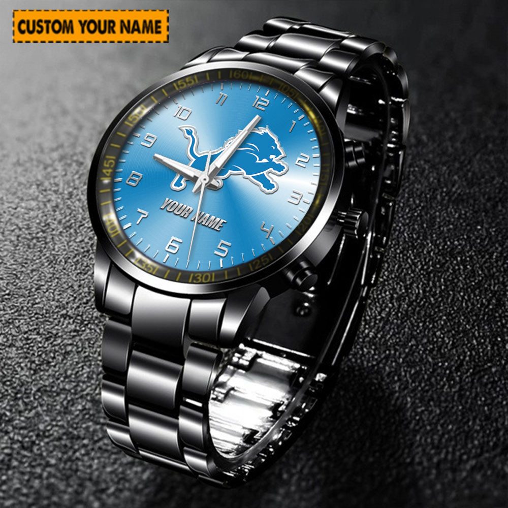 jwfancy detroit lions nfl new personalized hand watch for fan ivotn