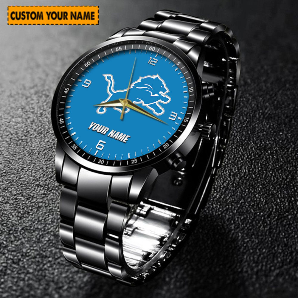 jwfancy detroit lions nfl new personalized hand watch for fan jreoy