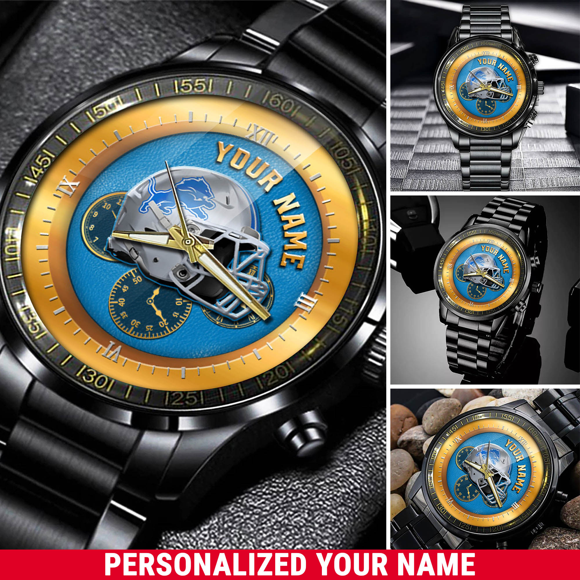 jwfancy detroit lions nfl personalized watch collection for fans kirux