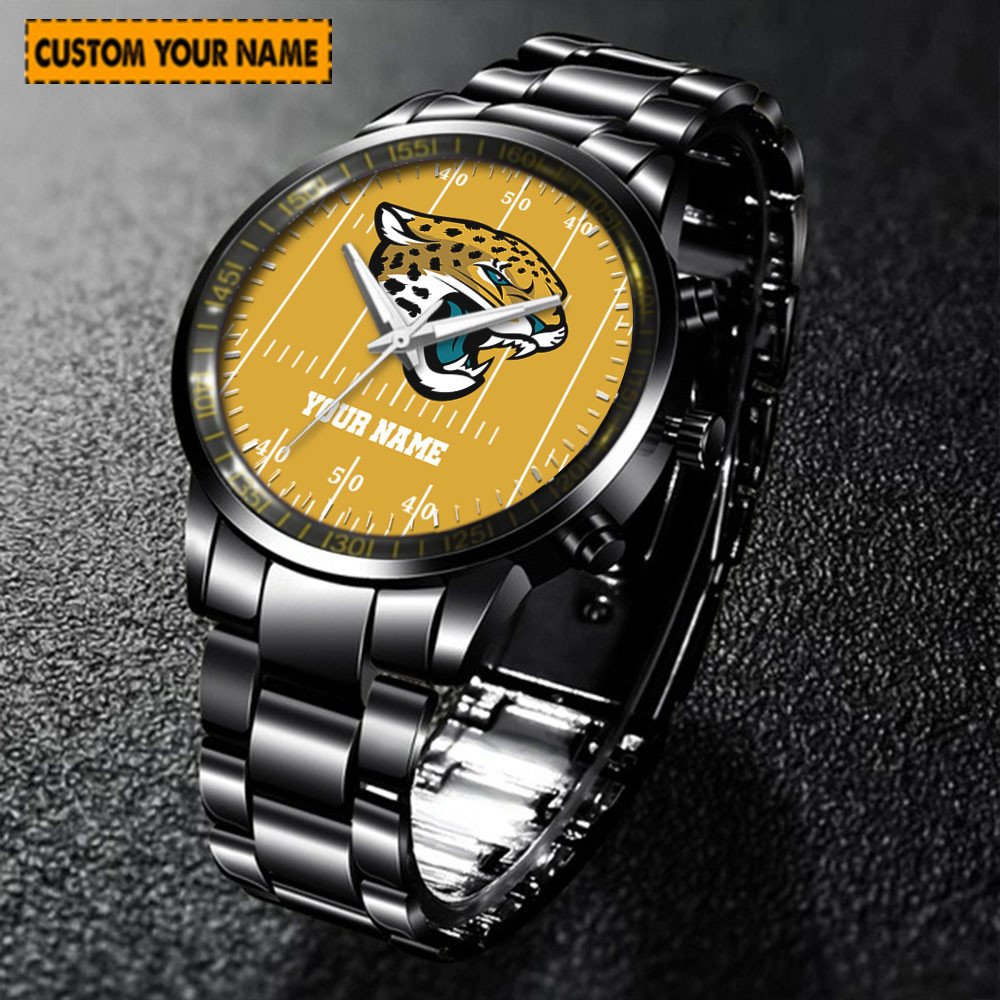 jwfancy jacksonville jaguars nfl new personalized hand watch for fan lc8dr