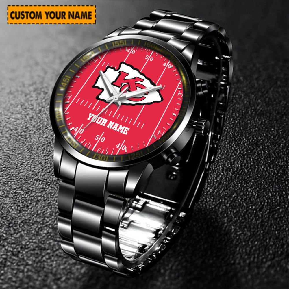 jwfancy kansas city chiefs nfl new personalized hand watch for fan a4qnn