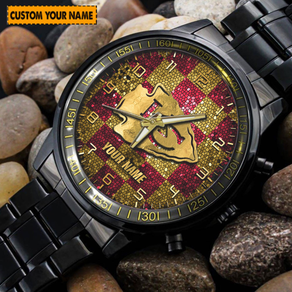 jwfancy kansas city chiefs nfl new personalized hand watch for fan nrbun