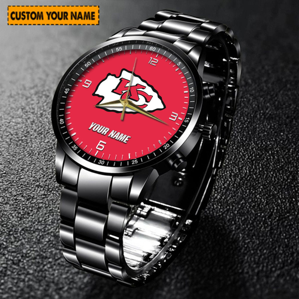 jwfancy kansas city chiefs nfl new personalized hand watch for fan ujuwo