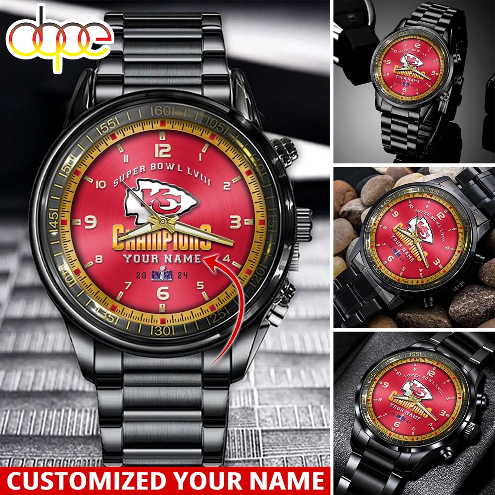 jwfancy kansas city chiefs nfl personalized sport watch gift for fans for this season rgum2