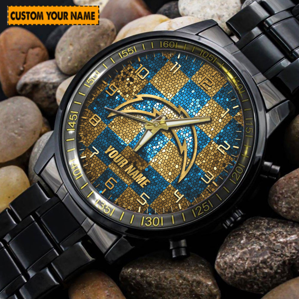 jwfancy los angeles chargers nfl new personalized hand watch for fan qiwrx