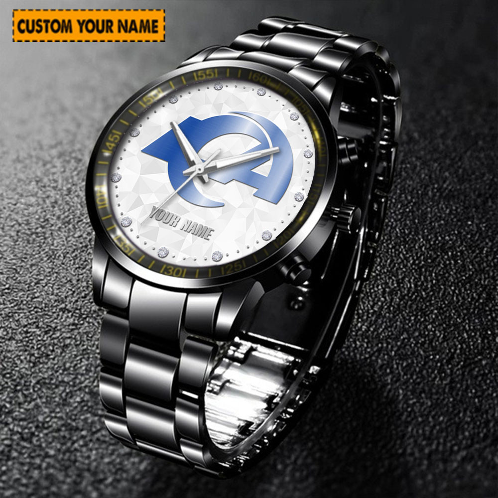 jwfancy los angeles rams nfl new personalized hand watch for fan ppqde