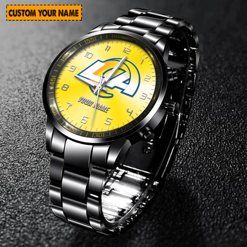 jwfancy los angeles rams nfl new personalized hand watch for fan t8h8v