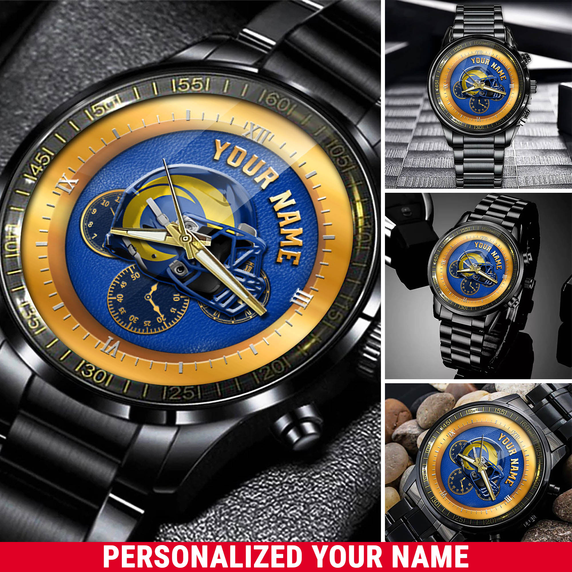 jwfancy los angeles rams nfl personalized watch collection for fans tjyjj