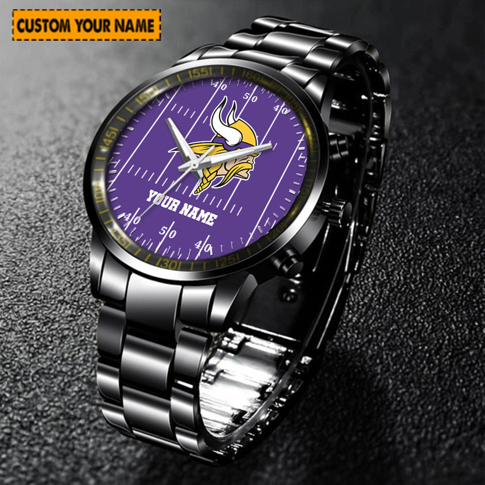 jwfancy minnesota vikings nfl new personalized hand watch for fan gwleg