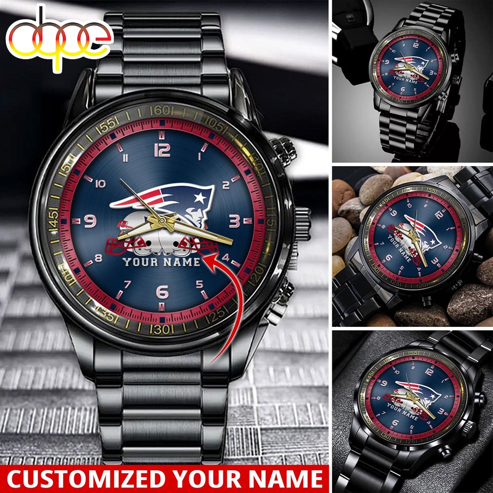 jwfancy new england patriots nfl personalized sport watch gift for fans for this season lyizi