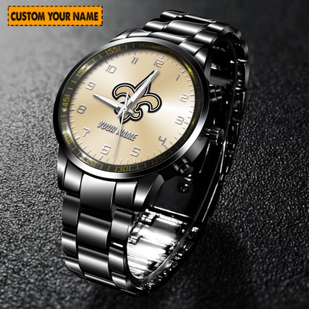 jwfancy new orleans saints nfl new personalized hand watch for fan dwd4p