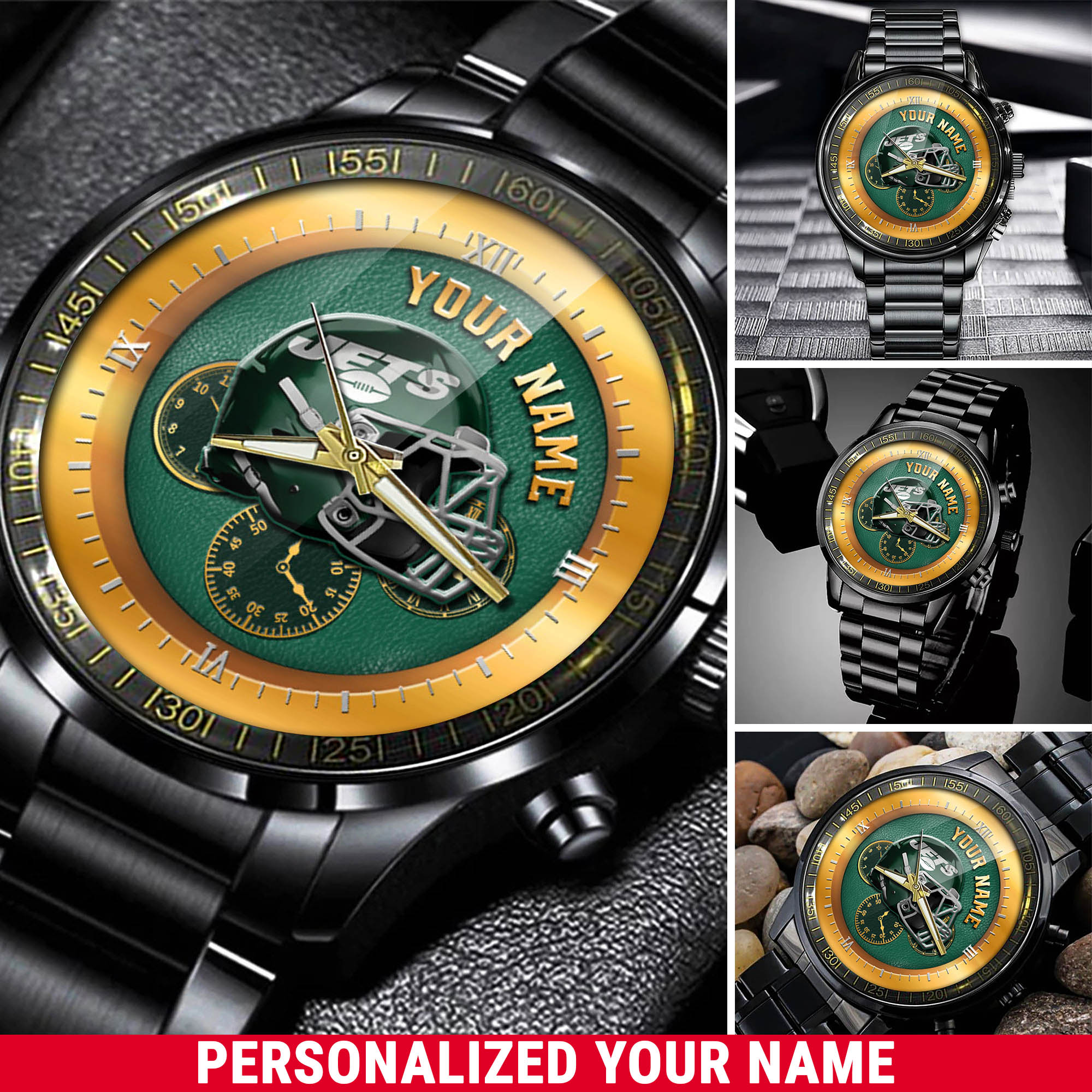 jwfancy new york jets nfl personalized watch collection for fans myhur