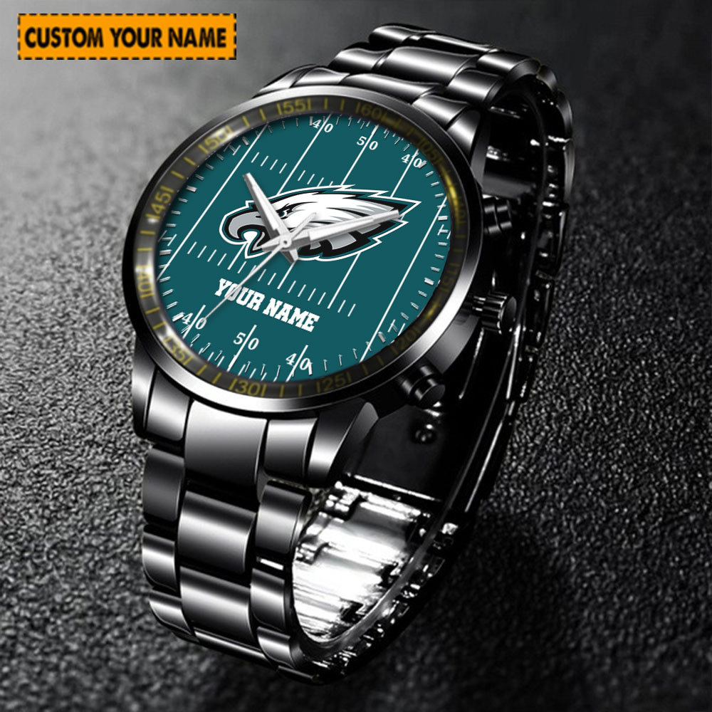 jwfancy philadelphia eagles nfl new personalized hand watch for fan 4dfzx