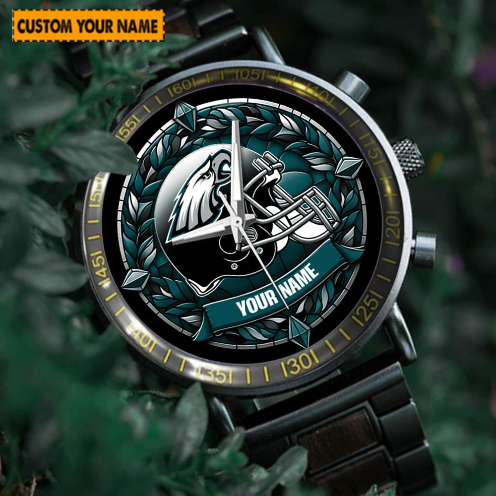 jwfancy philadelphia eagles nfl new personalized hand watch for fan 6g3gu