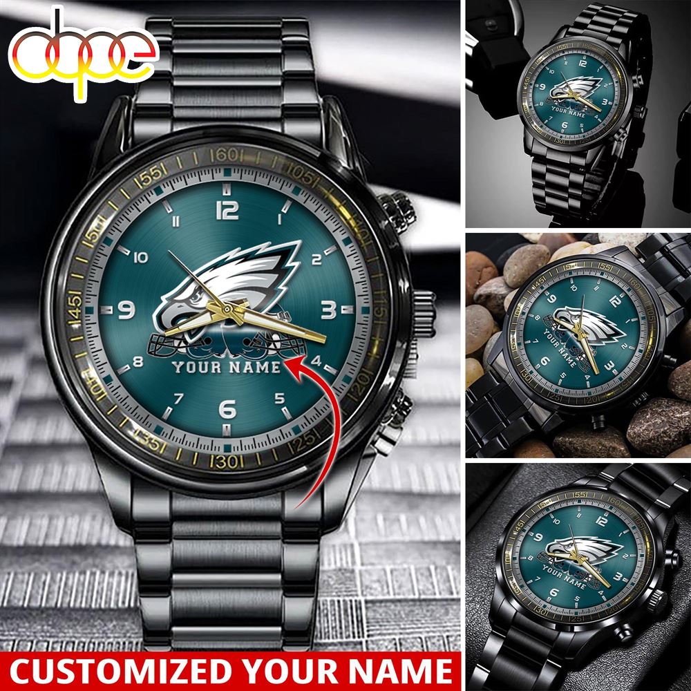 jwfancy philadelphia eagles nfl personalized sport watch gift for fans for this season yaliz