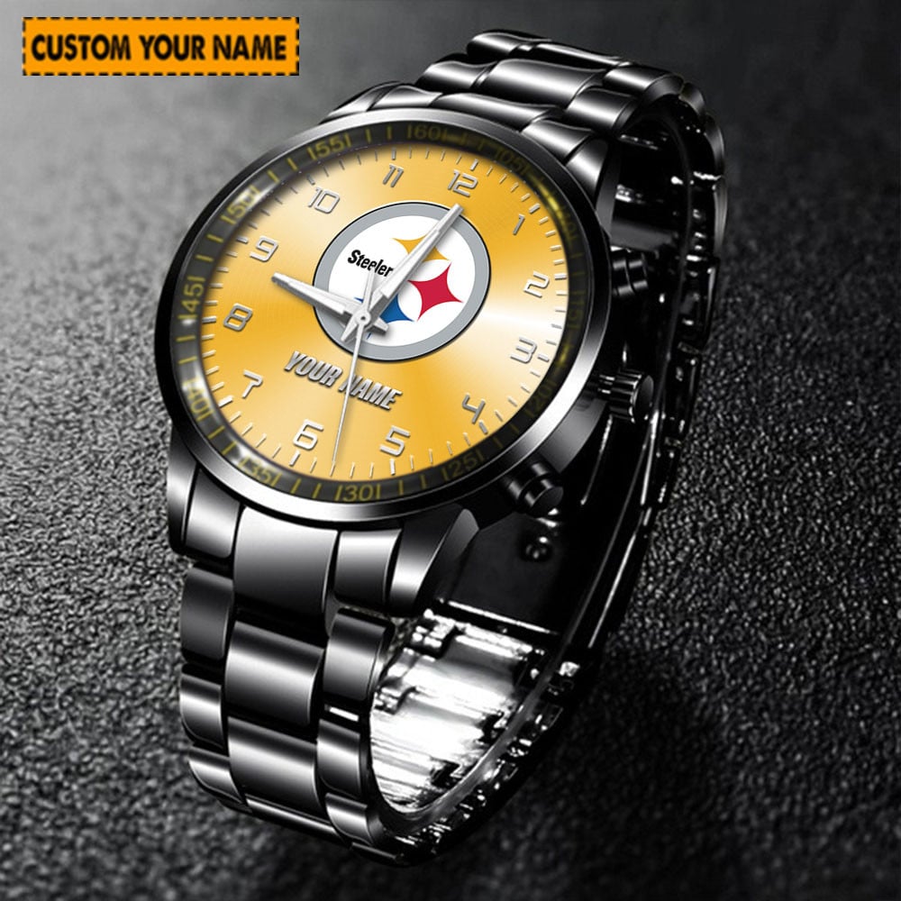 jwfancy pittsburgh steelers nfl new personalized hand watch for fan gidvq