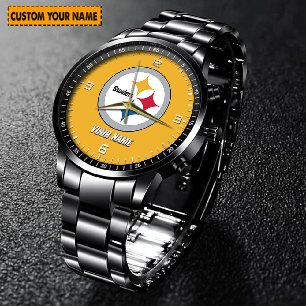 jwfancy pittsburgh steelers nfl new personalized hand watch for fan ljvcd